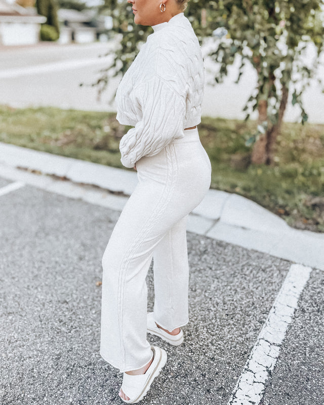 Over The Moon Sweater Pants [oatmeal]