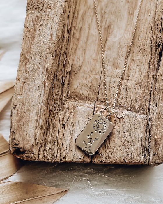 Zodiac Constellation Necklace [gold plated]