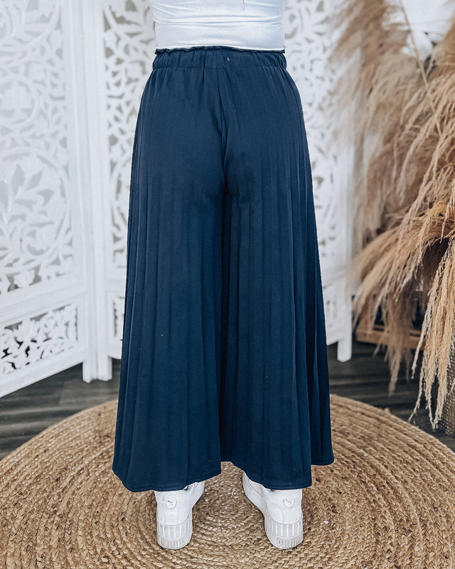 Jetsetting Pleated Pants [navy]