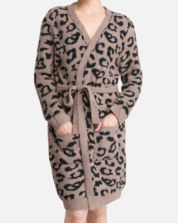 Lux Leopard Robe [coffee]