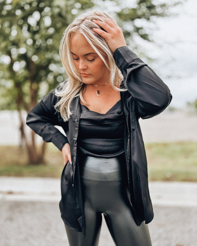 Asheville SET Tank + Blouse [black]