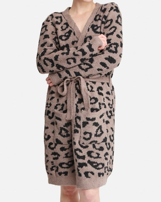 Lux Leopard Robe [coffee]
