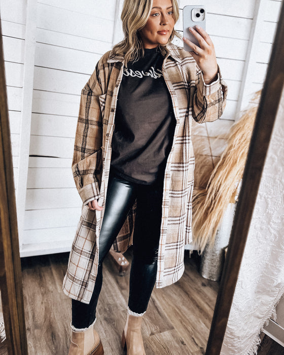 Midwest Script Unisex T-Shirt [brown/cream]