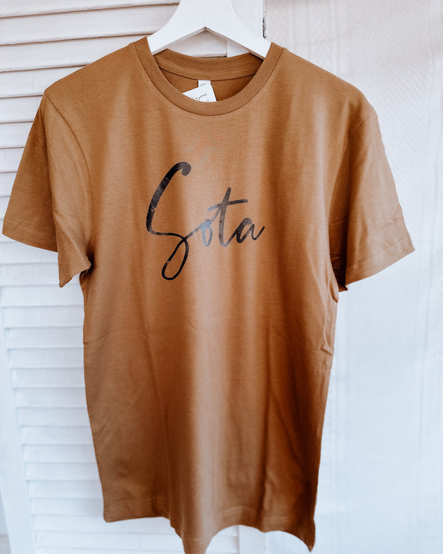 RESTOCKED: Sonny Sota Unisex T-Shirt [brown/blk]