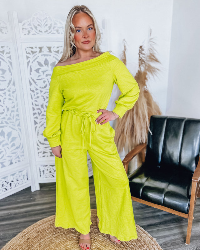 Lime Spritz Jumpsuit [lime]