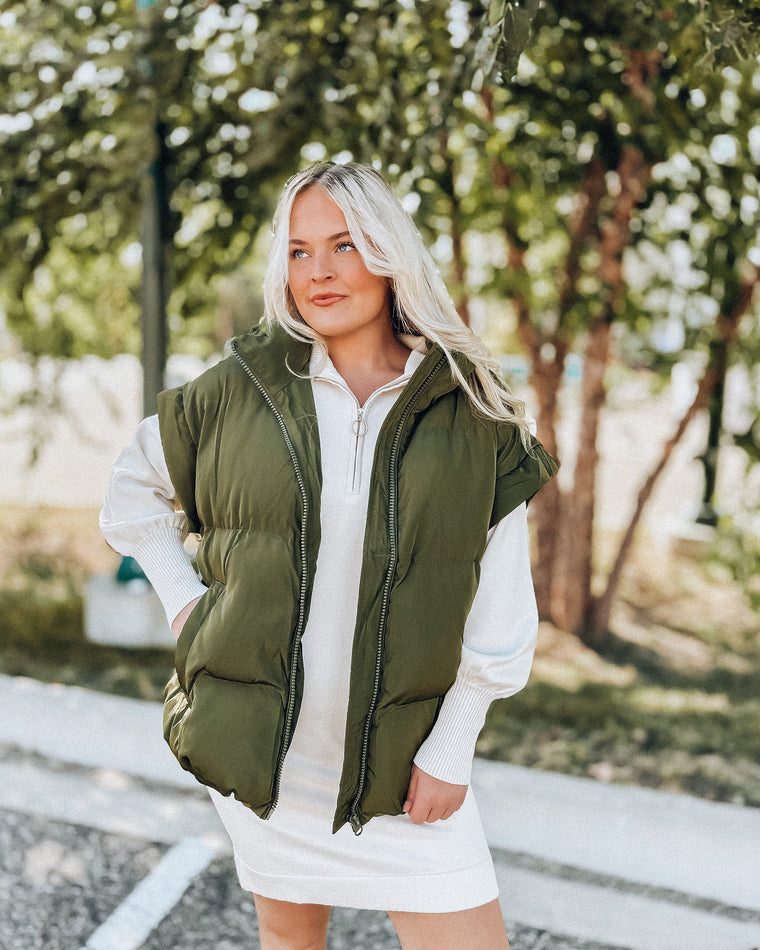 Axel Puffer Vest [olive]