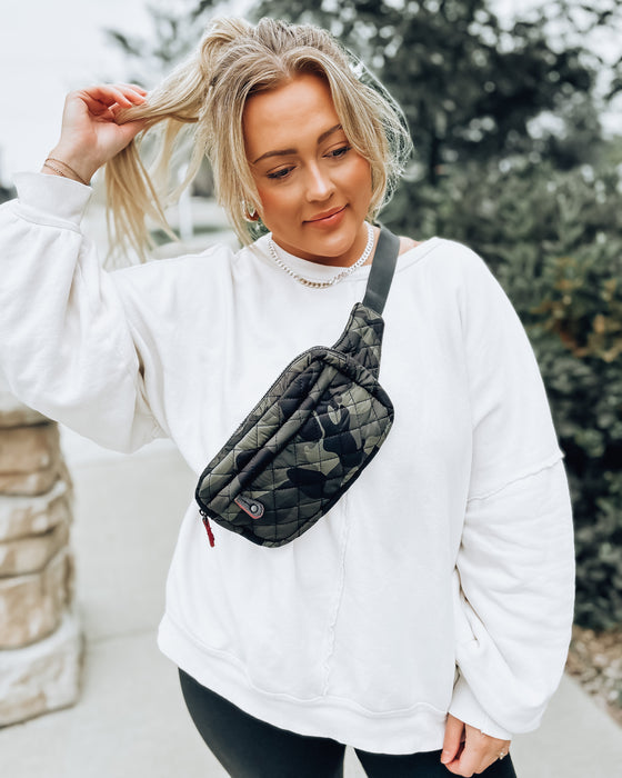 Quilted Fanny Pack [camo]