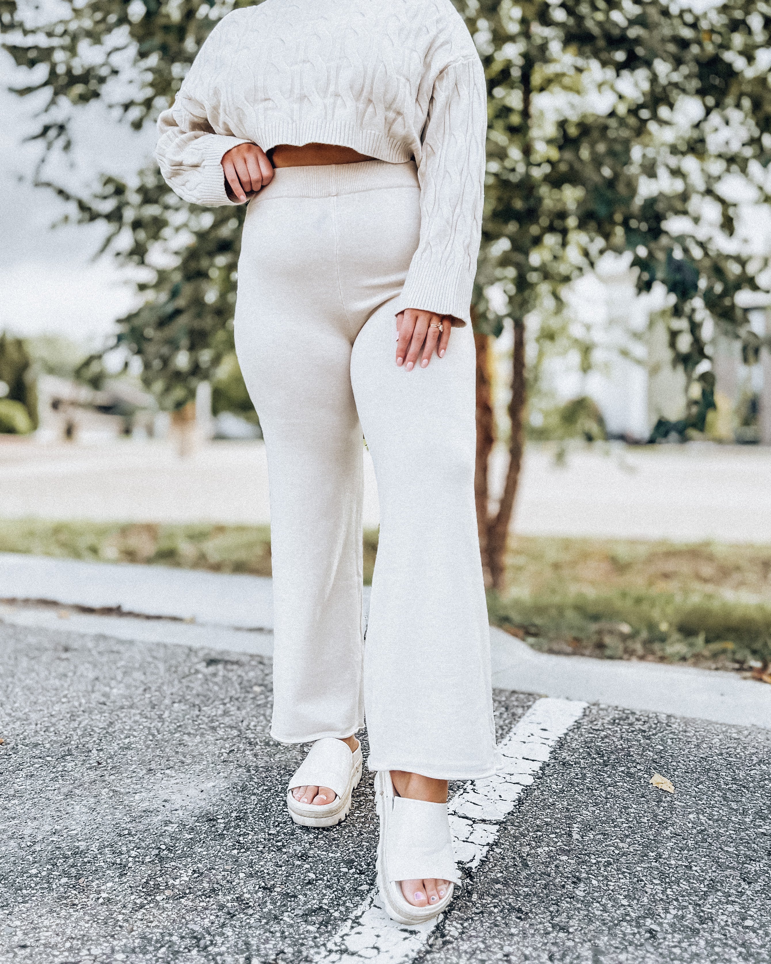 Over The Moon Sweater Pants [oatmeal]