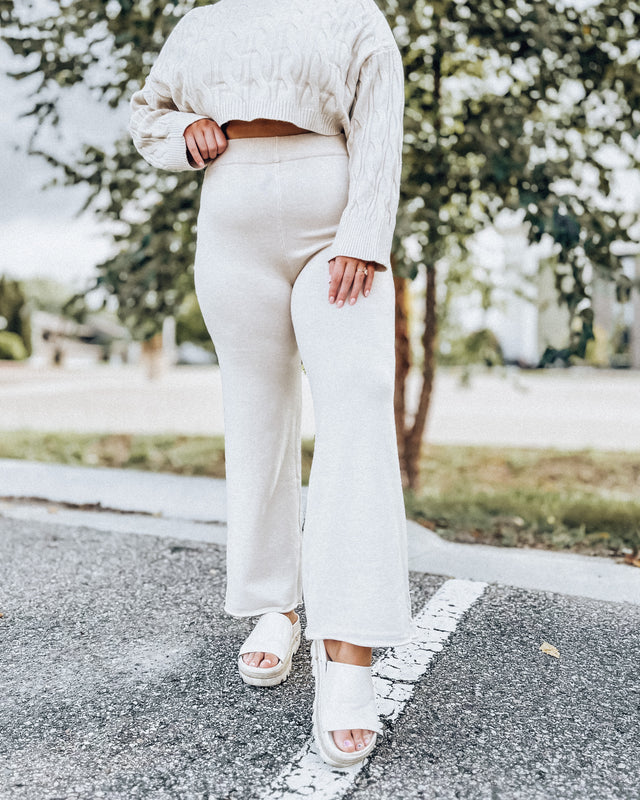 Over The Moon Sweater Pants [oatmeal]
