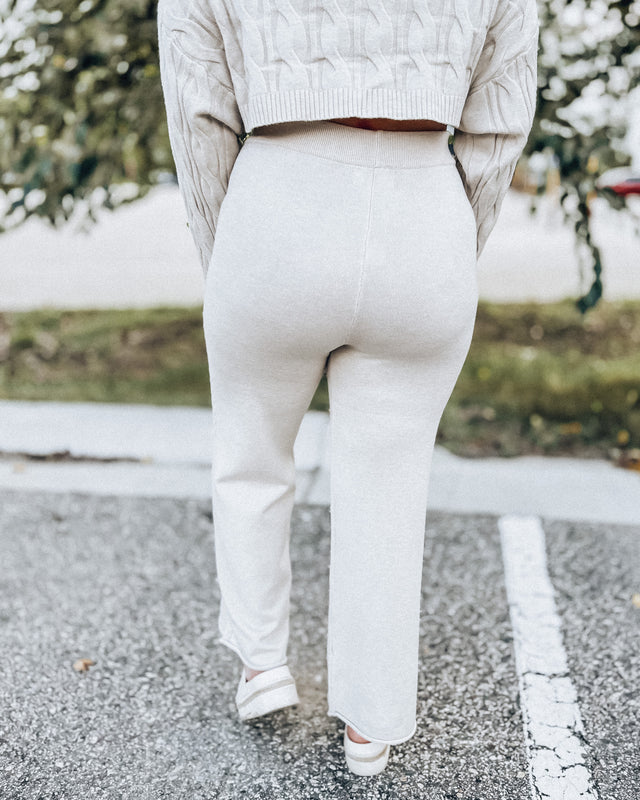 Over The Moon Sweater Pants [oatmeal]