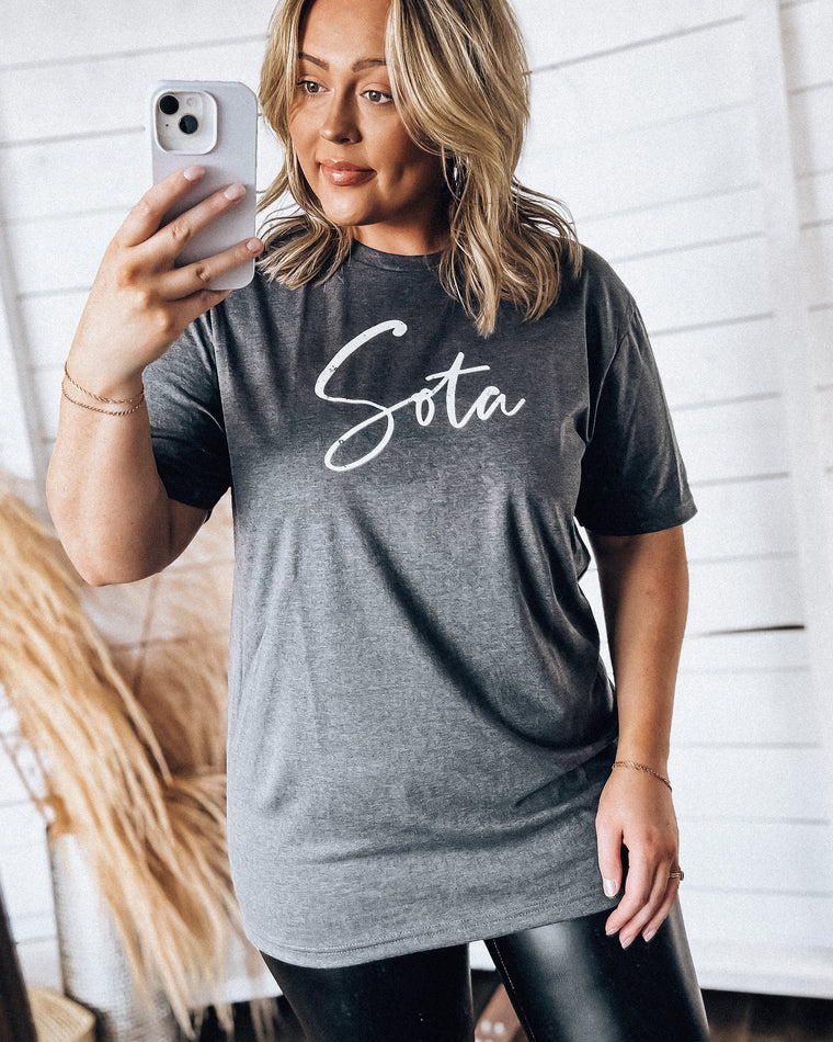 Sonny Sota Unisex T-Shirt [grey/white]