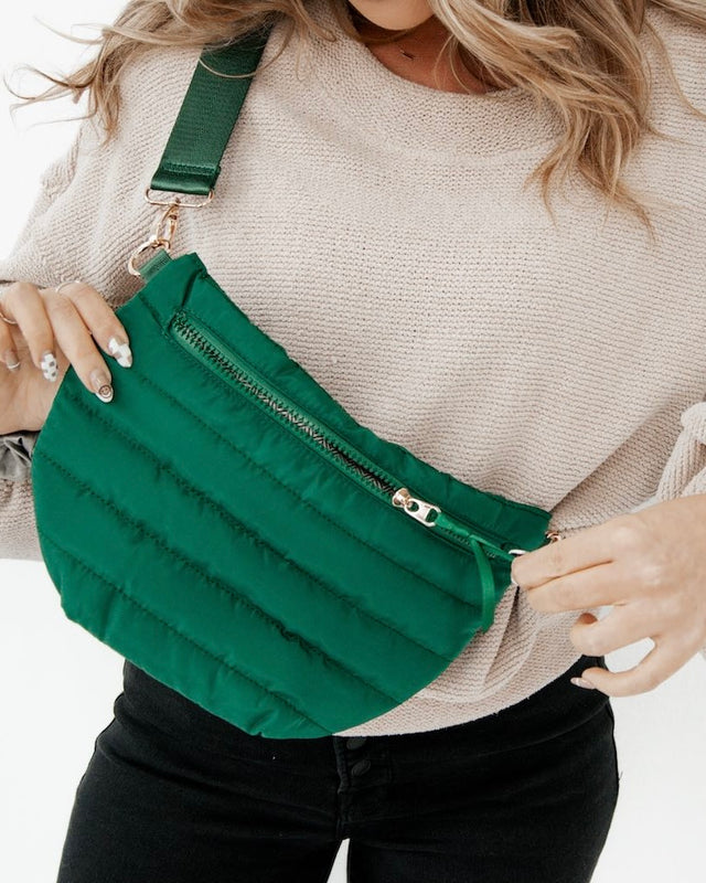 Jolie Puffer Bag [emerald]