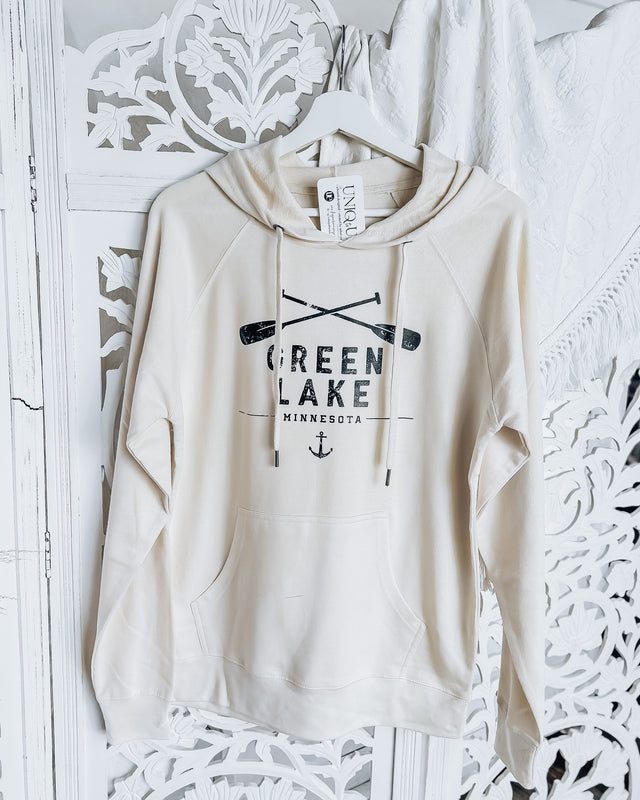 Green Lake Paddles Unisex Sweatshirt [cream]
