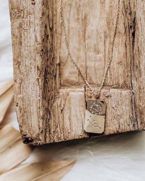 Zodiac Constellation Necklace [gold plated]