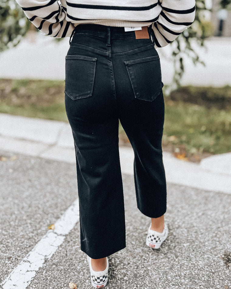 Remmy Judy Blue Tummy Control Wide Leg [black]