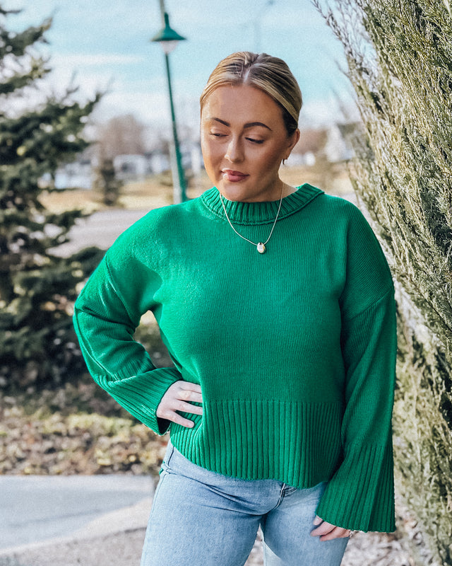 Wintergreen Sweater [kelly green]