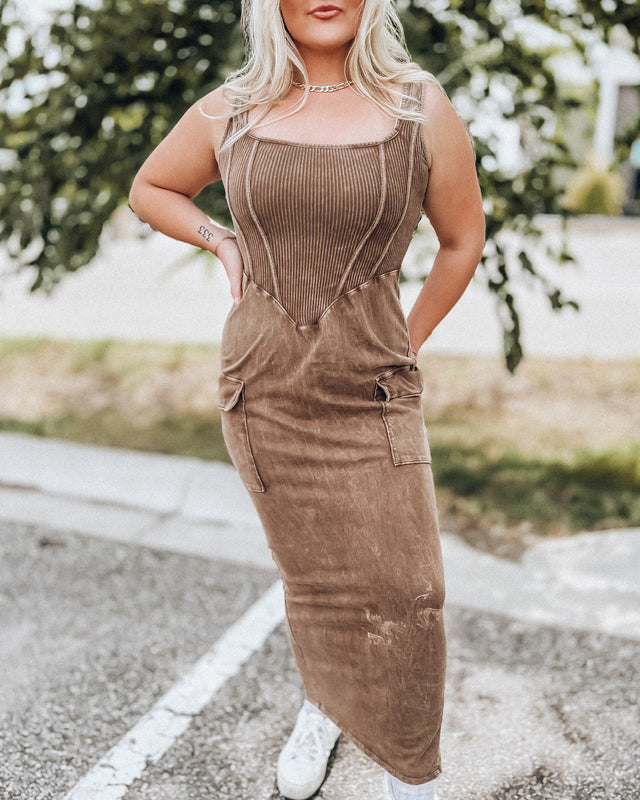 Lennox Maxi Dress [mocha]
