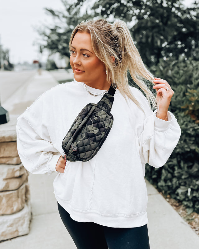 Quilted Fanny Pack [camo]
