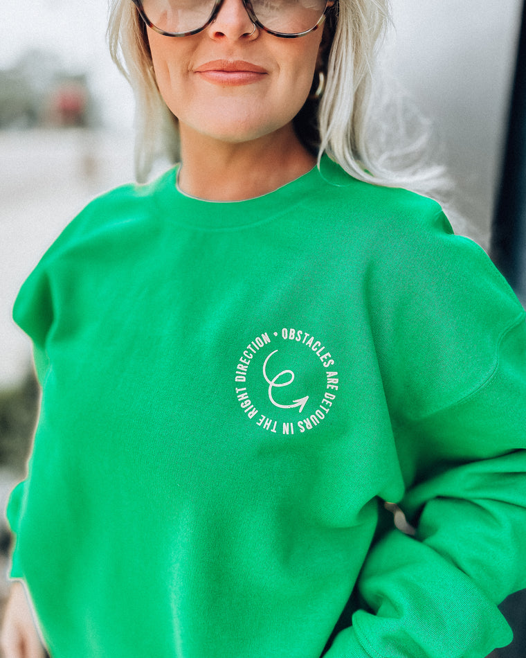 The Universe Crewneck [kelly green/yellow]