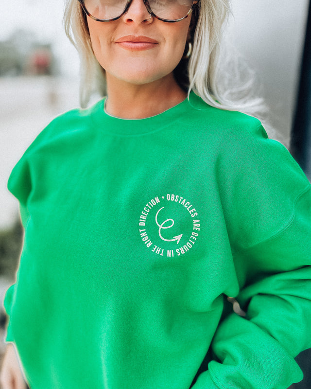 The Universe Crewneck [kelly green/yellow]