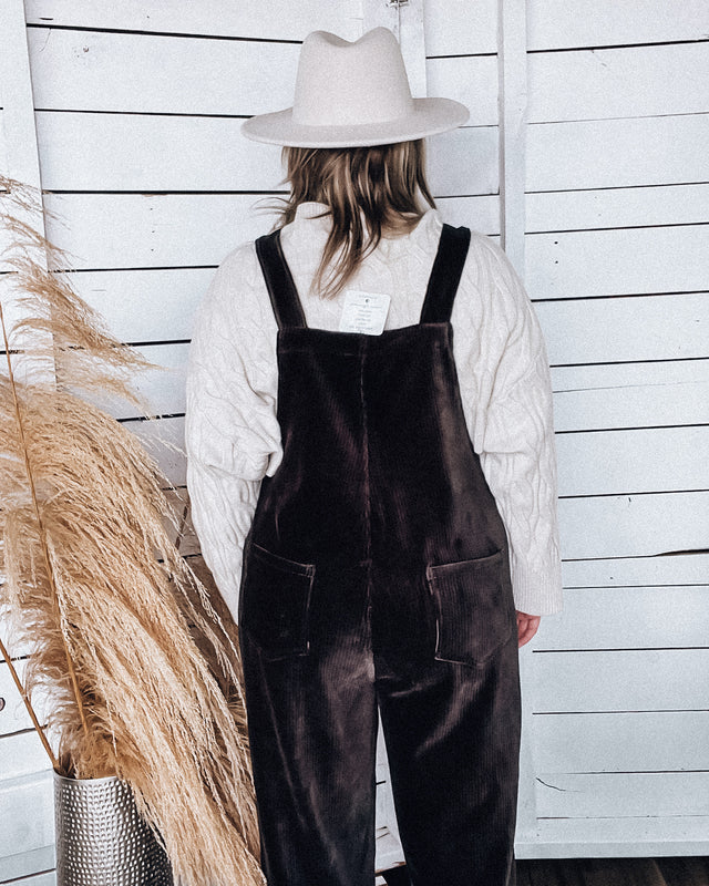 Holiday Hustle Overalls [washed espresso]