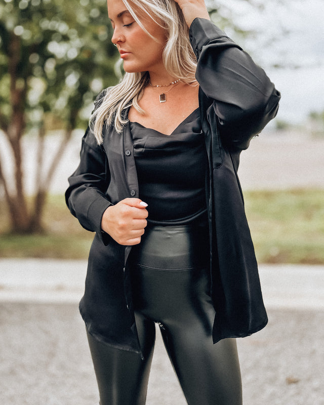 Asheville SET Tank + Blouse [black]