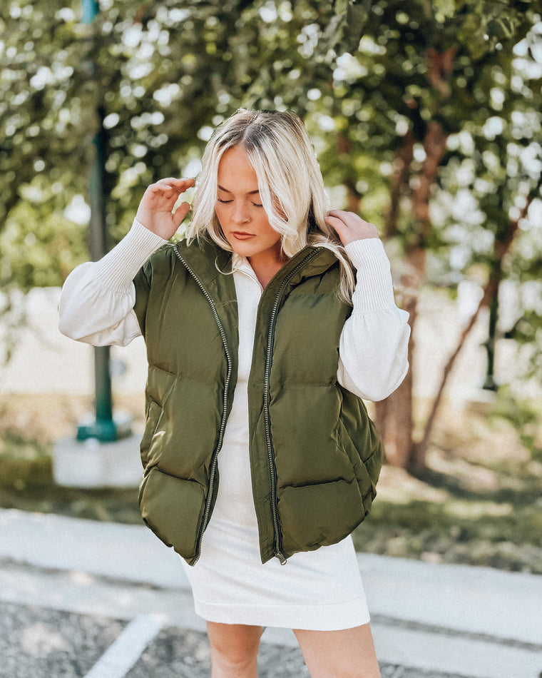 Axel Puffer Vest [olive]