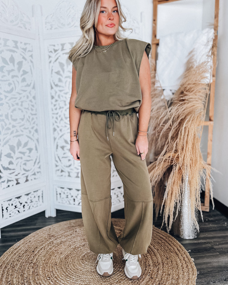 Kick Back Pants [olive]