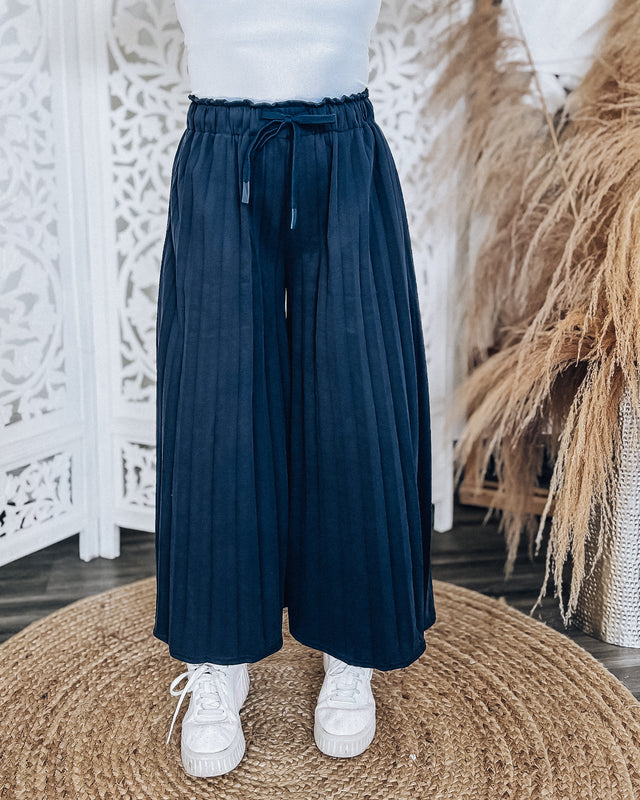 Jetsetting Pleated Pants [navy]