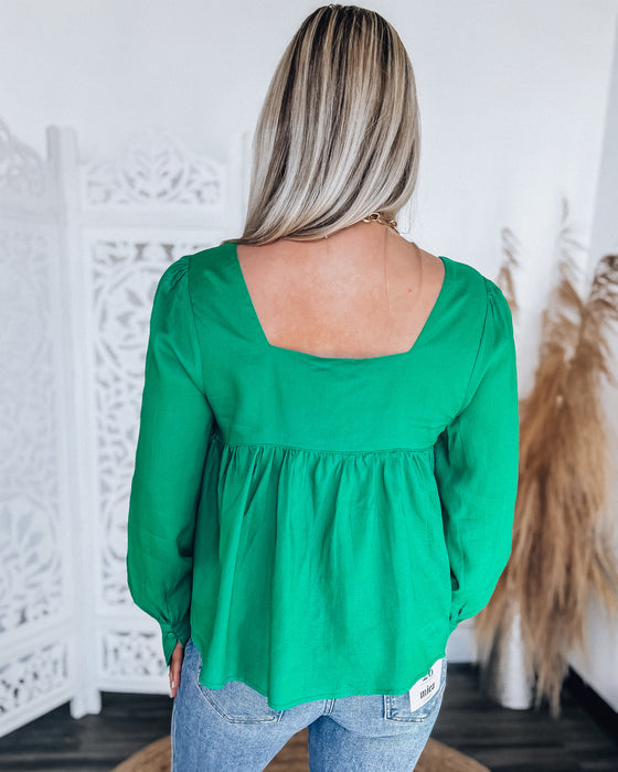 Meadow Day Blouse [green]