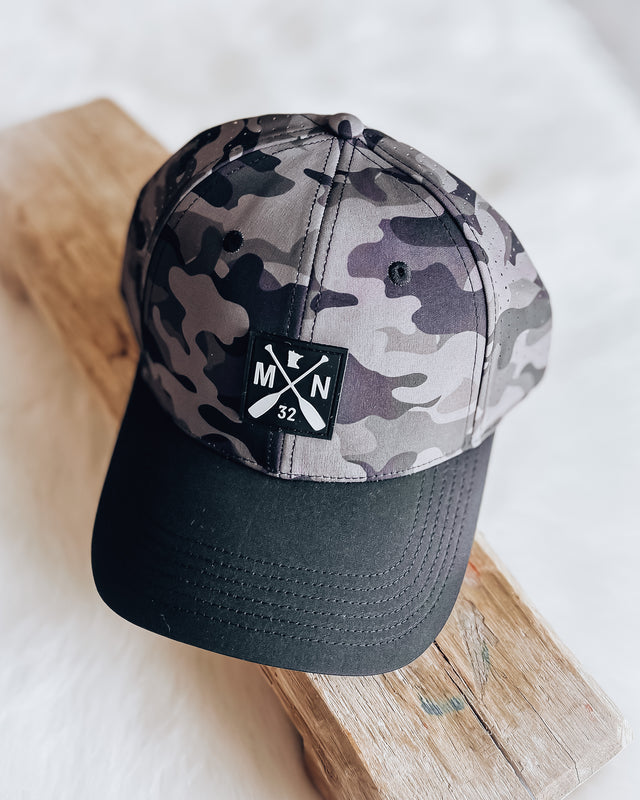 Block Shot Dri-Fit Snapback Hat [black-camo]
