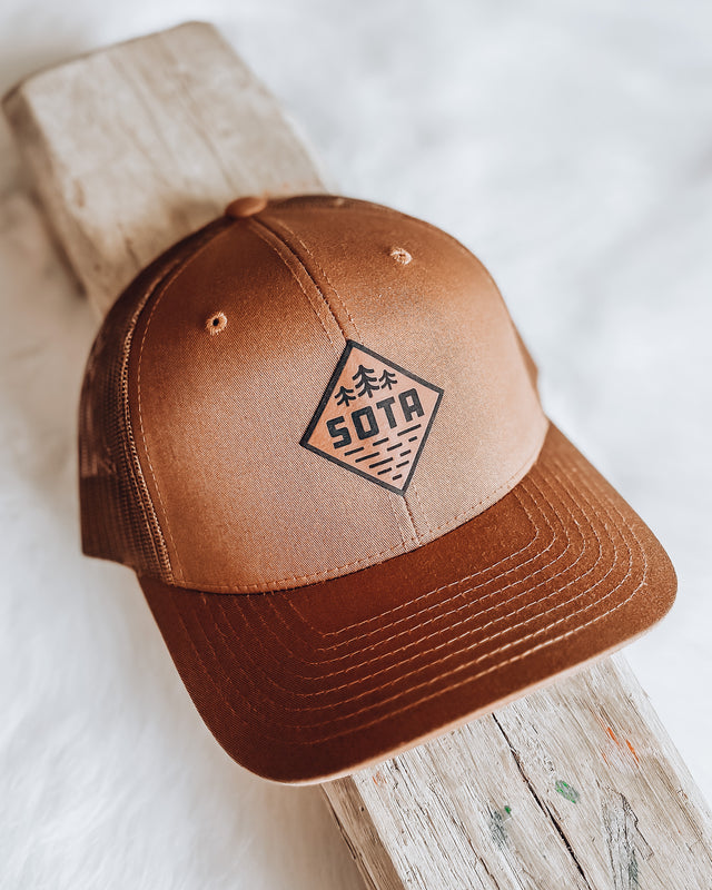 Tree Trio Snapback [camel]