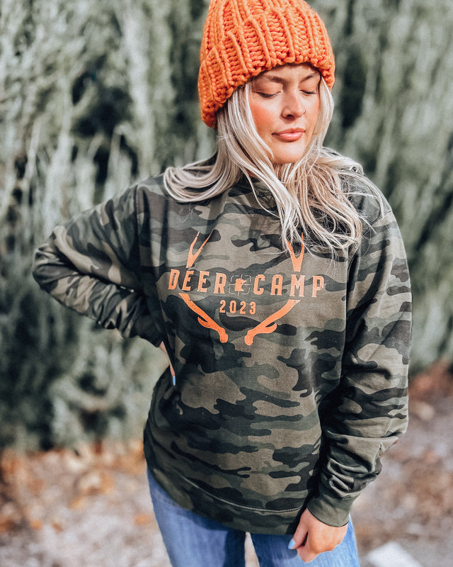 Deer Camp Unisex Crewneck [camo]