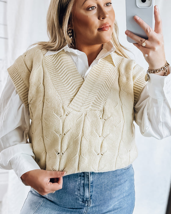 Fall Harvest Sweater Vest [natural]