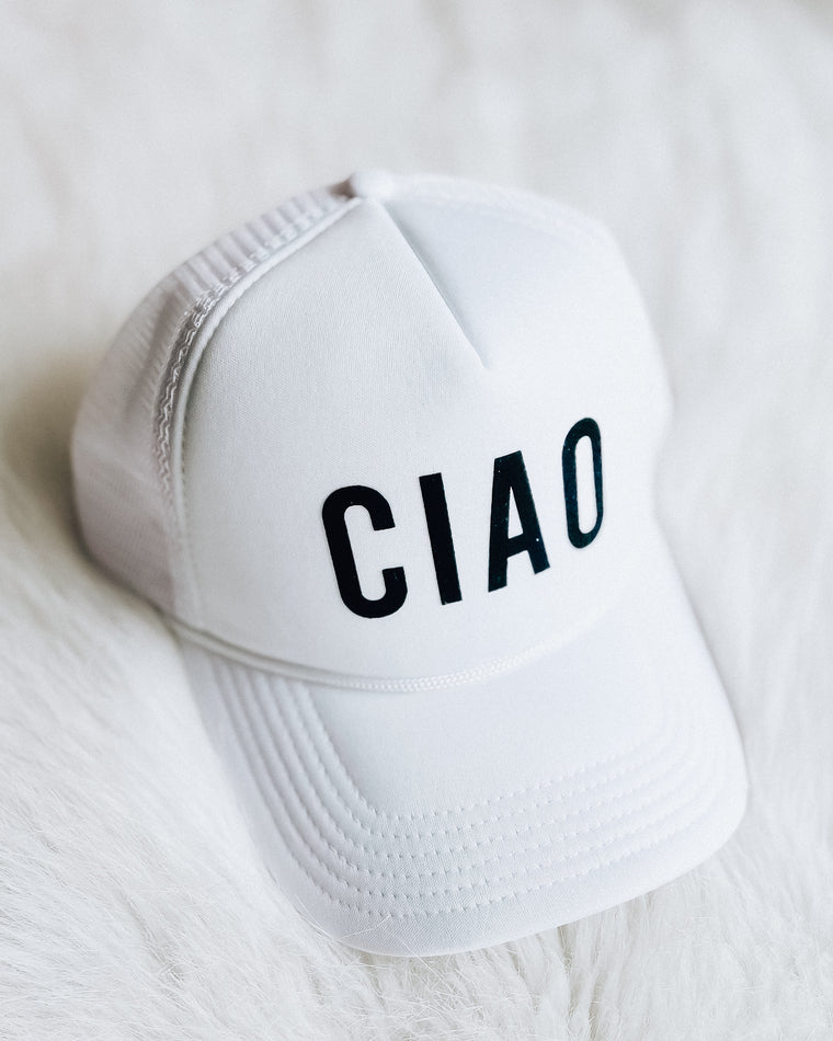 CIAO Trucker Hat [white/black]