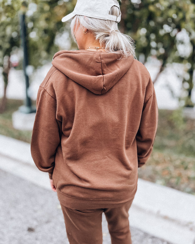 On The Run Zip-Up [walnut]
