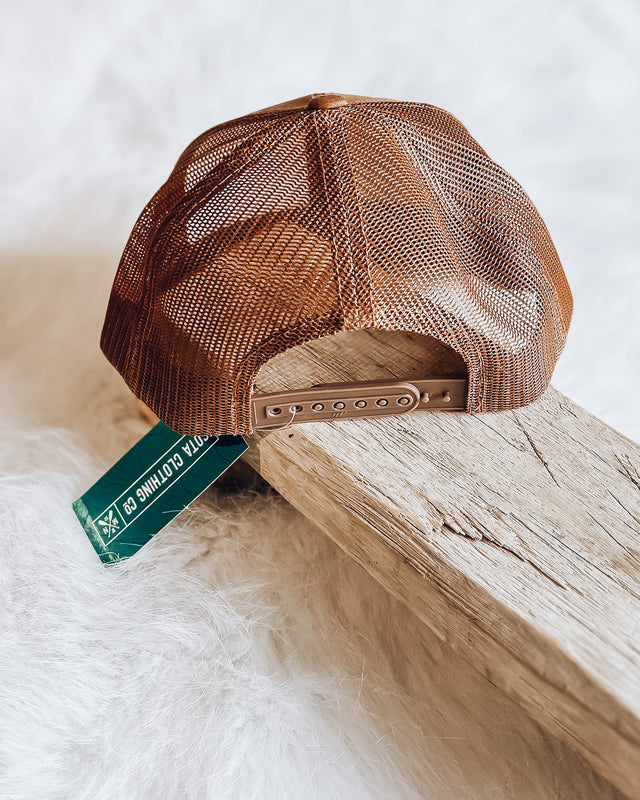 Tree Trio Snapback [camel]
