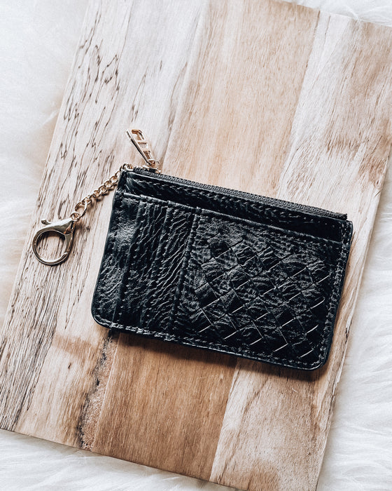 Quilted Money/Card Holder [blk]