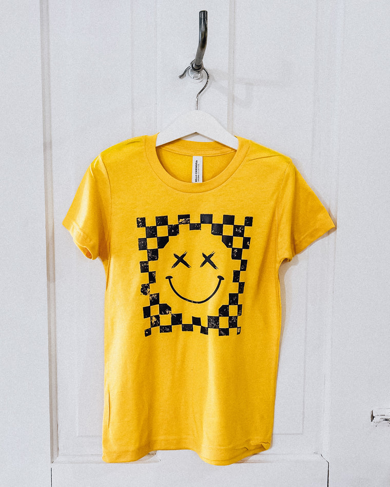 Check Your Happy YOUTH Tee [gold]