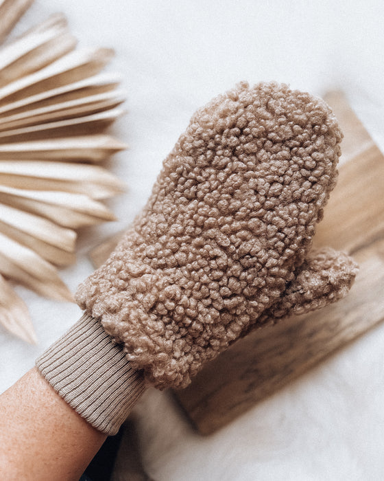 Polar Sherpa Mittens [beige]