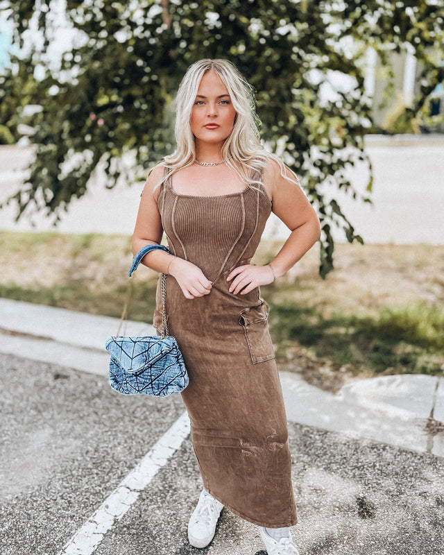 Lennox Maxi Dress [mocha]