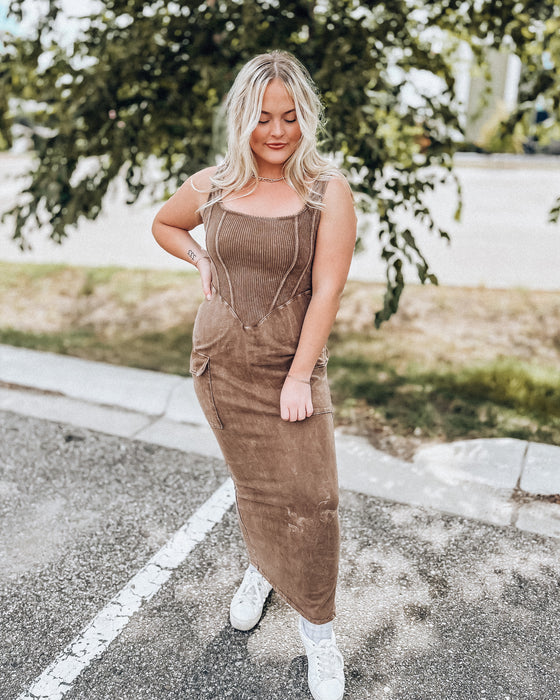 Lennox Maxi Dress [mocha]