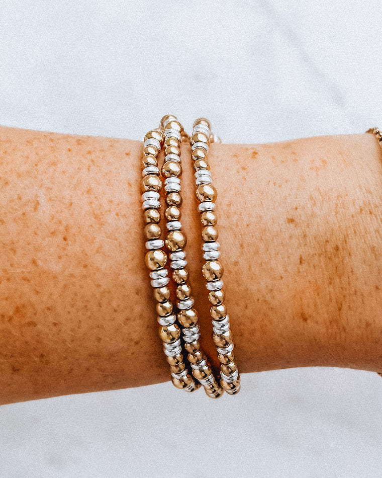 Stretch Bracelet [gold/silver]