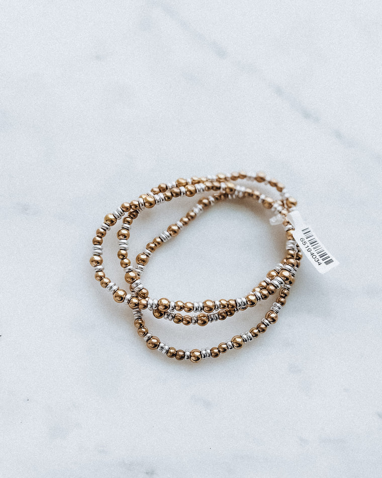 Stretch Bracelet [gold/silver]