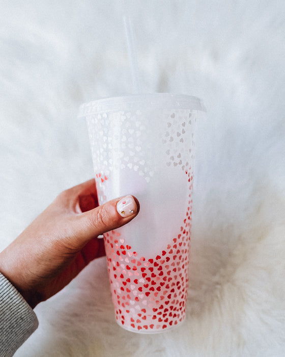 Heart Tumbler [pink/red]