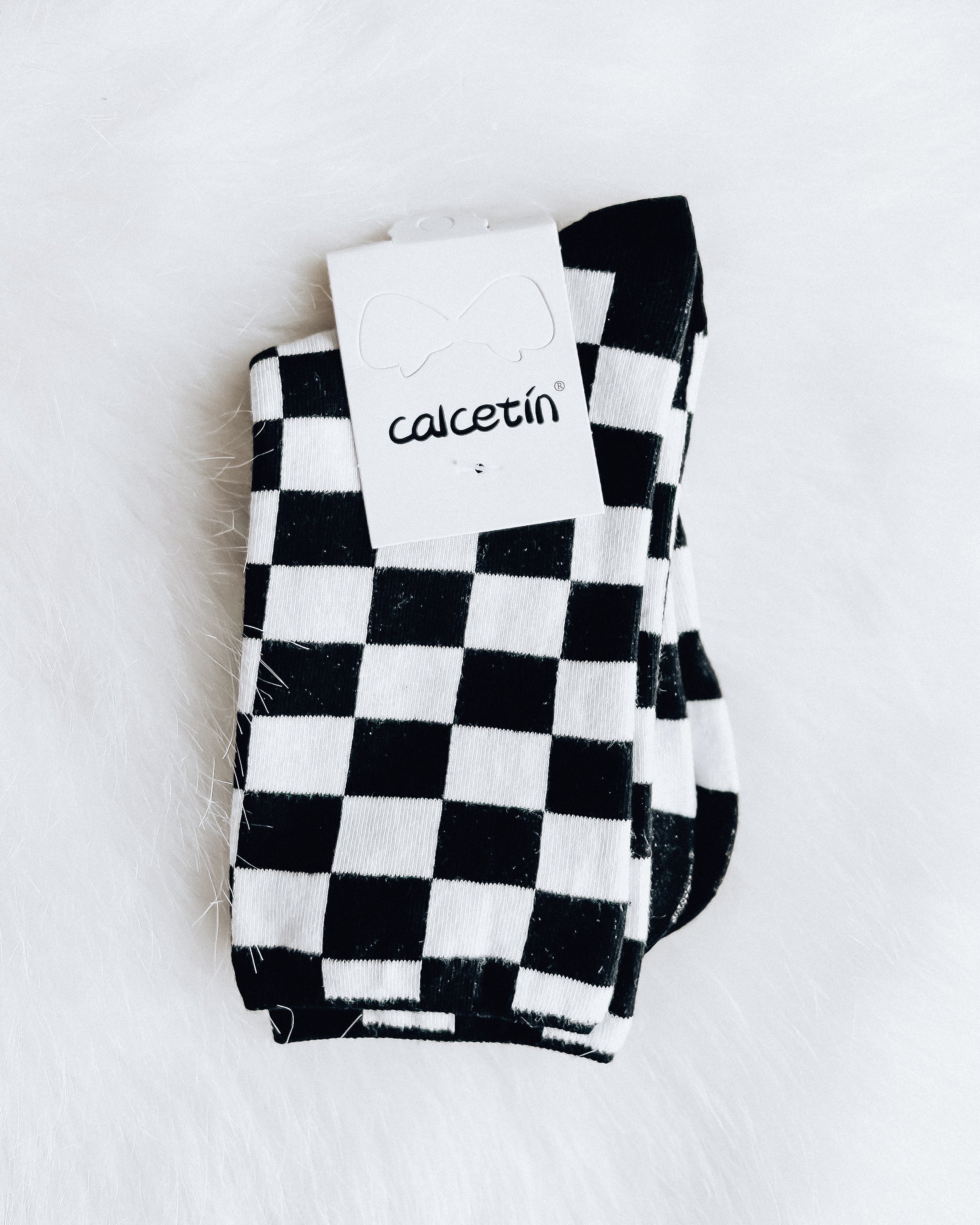 Checkered Socks [blk/white]