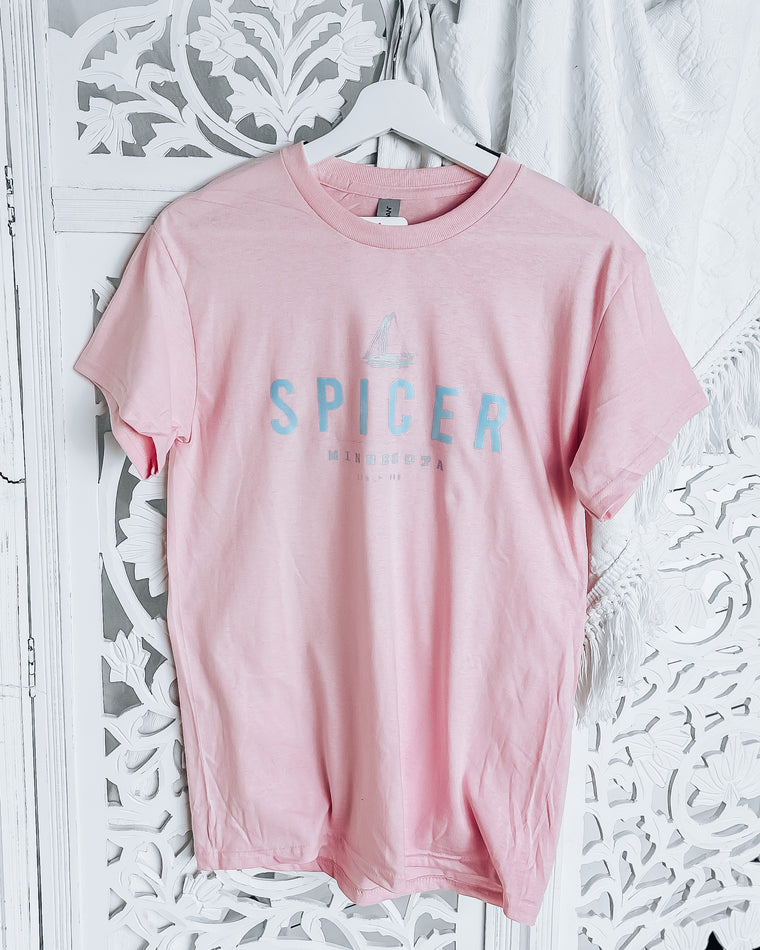 Spicer Sail Tee [light pink/light blue]