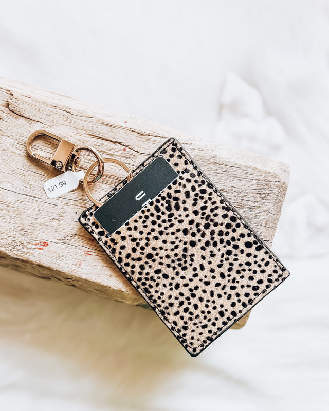Cardholder Wallet Keychain [leopard]