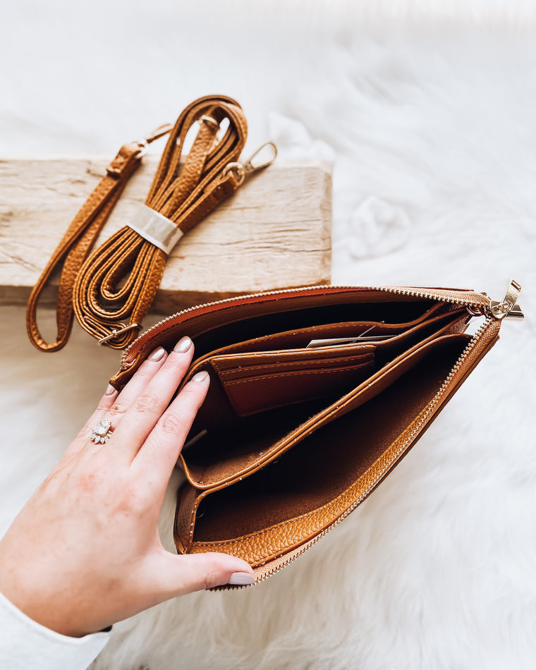 Everyday Clutch/Crossbody [camel]