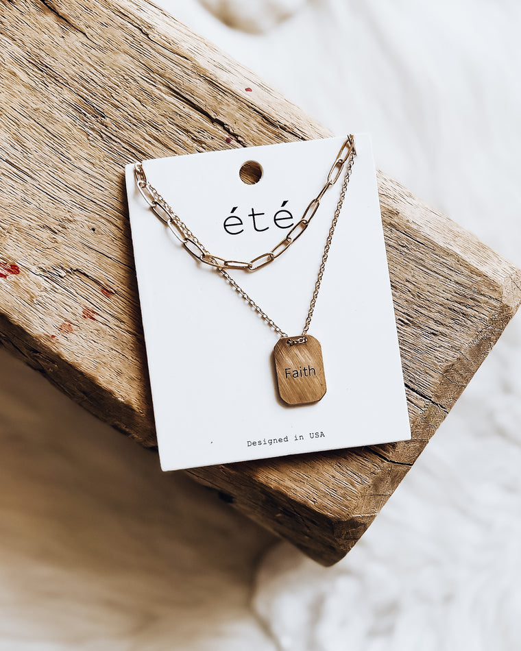Faith Necklace [gold]